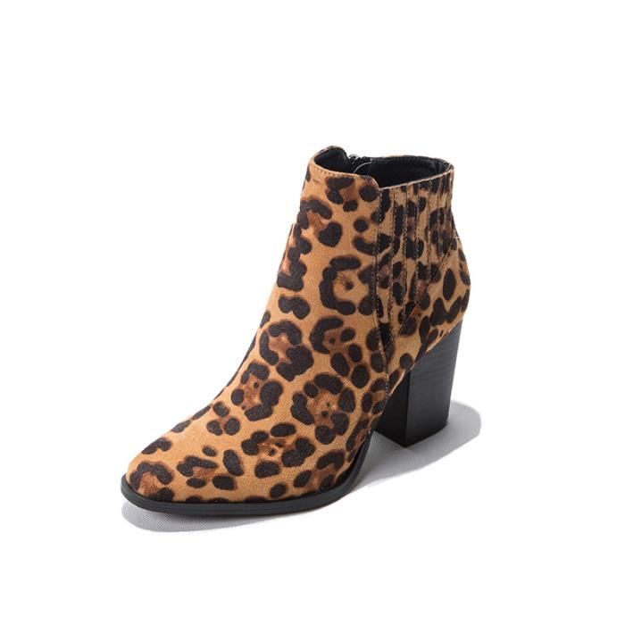 Bottes leopard femme deals