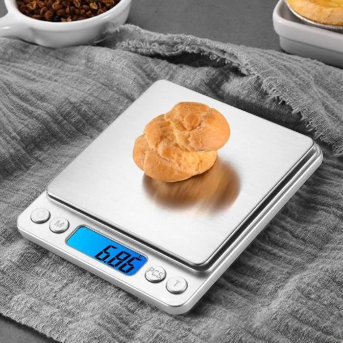 Balance De Cuisine Precision, Pese Aliment Cuisine 3Kg-0.1G Pâtisserie, Balance D'Ordinateur Portable