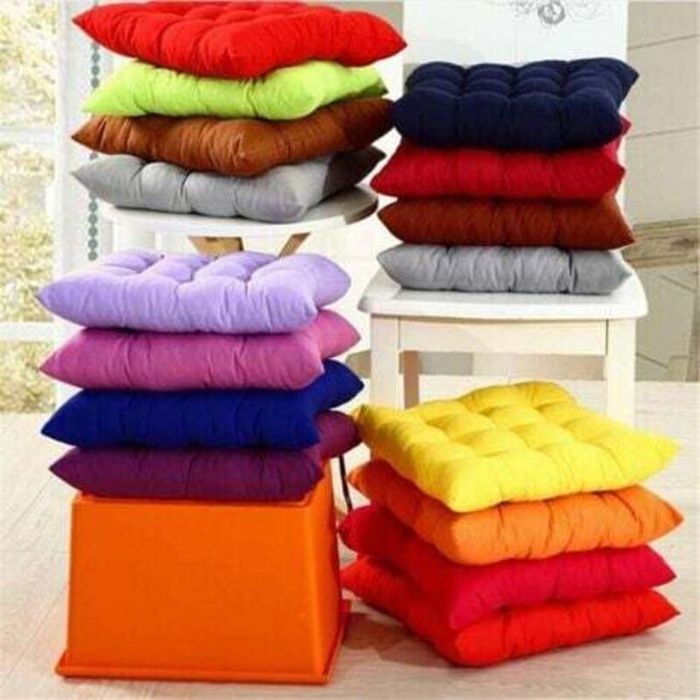 Lot de 6 Coussins d'assise de Chaise de Jardin/Coussin de Siège de