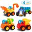 Voiture Jouets Bebe Vehicules De Construction Enfant En Plastique 1 2 3 Ans Cdiscount Jeux Jouets