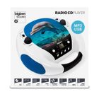 BIGBEN INTERACTIVE Lecteur CD Portable MP3 USB Bleu et blanc, motif Dauphin