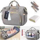 DARMOWADE Sac de Messager à Langer pour Bébé, Multifonction Imperméable Sac à Langer pour Bébé, Sac de Voyage Portable avec Lit Pliable