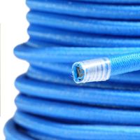 Sandow élastique bleu professionnel 9mm (Rouleau de 20 mètres) - Anti-UV - Très résistant