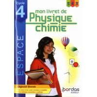 Physique Chimie 5e 4e 3e Cycle 4 Espace. Mon livret de Physique Chimie, Edition 2020