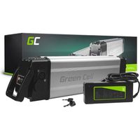 Batterie Vélo Electrique Green Cell® 24V 12Ah Li-Ion Silverfish avec Chargeur