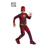 Déguisement de Flash - Justice League - Pour Garçon - Rouge - Combinaison avec couvre-bottes et masque