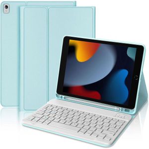 YEKBEE Étui avec clavier pour iPad 9e génération (10,2, 2021) - 360