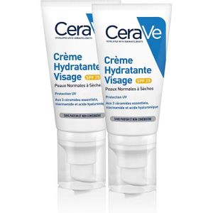 HYDRATANT VISAGE Crème Hydratante Visage Spf 25 | 2 X 52Ml | Crème 