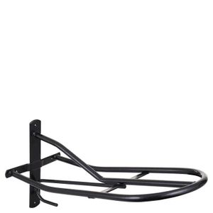 Porte-selle Pliable Noir – 2 Paquets – Support Autoportant 132 Lbs – Équitation