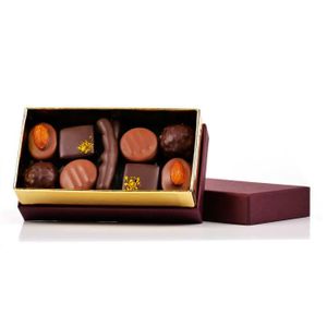 Ballotin de chocolat de Noel - chocolat de fabrication artisanale (Version  150g environ 20 chocolats)
