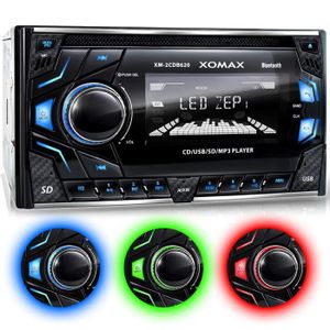 AUTORADIO XOMAX XM-2CDB620 Autoradio avec Lecteur CD I Mains