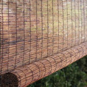 Store enrouleur bambou miel