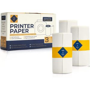 PAPIER THERMIQUE ® Imprimante papier autocollant thermique pour imp