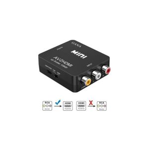 Convertisseur AV vers HDMI adaptateur vidéo composite AV vers HDMI RCA vers  HDMI d’axGear