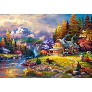 PUZZLE Puzzle 1500 pièces Cottage Mountain Hideaway - CAS