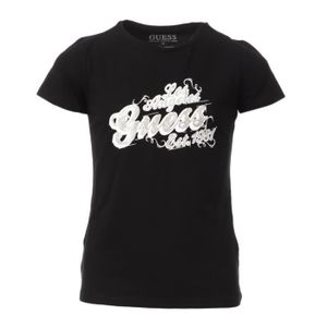 T-SHIRT T-shirt Noir Fille Guess 1314