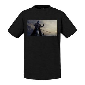T-SHIRT T-shirt Enfant Noir Arthas Menethil Warcraft 3 Jeux Vidéo MMPG