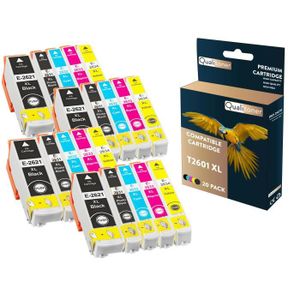 CARTOUCHE IMPRIMANTE QUALITONER - 20 Cartouches compatible pour EPSON T