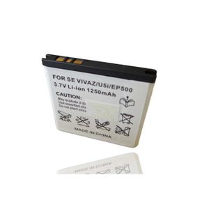 Batterie téléphone Batterie de secours pour Sony-Ericsson E15, E15i, 
