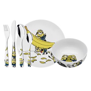 Ensemble de couverts Minions Ensemble de f/ête Serviette de table en papier Cadeau d/’anniversaire pour enfants Nouveau cong/élateur Couverts avec tasse en papier Couverture de serviette F/ête des enfants