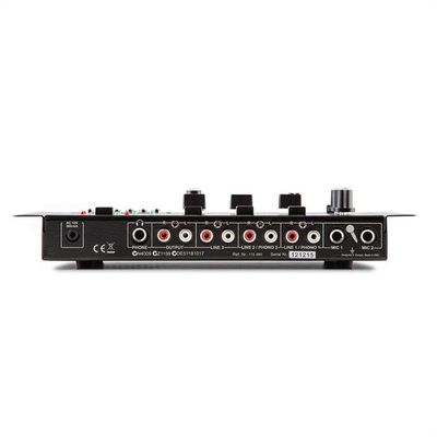 Table De Mixage Vonyx STM3025 4 Canaux - USB, Bluetooth, Entrées Micro/RCA, Idéal DJ