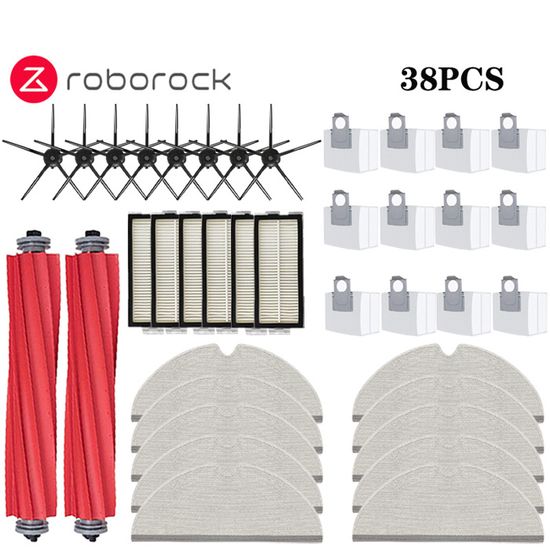 Brosses Principales Pour Robot Aspirateur Roborock - Compatible P10, QRevo, QRevo MaxV - Lot De 6 Pièces