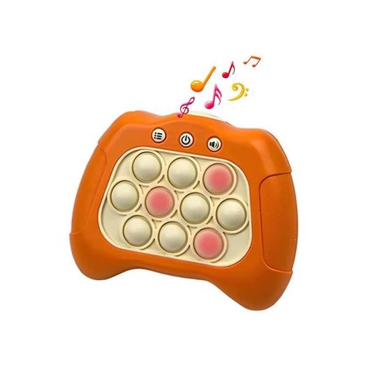Console Jeu Fast Push Bubbles - Jeu Lumineux Décompression Puzzle Pour Enfants Et Autisme (Blanc)