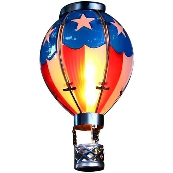 Décoration Suspendue Montgolfière En Rotin Naturel BEMBA