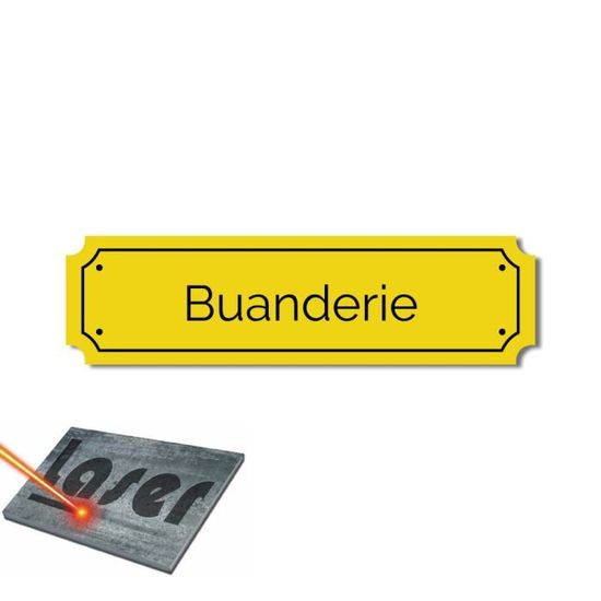 Plaque A Graver Plaque Gravu00e9e Autocollante 14,5x4cm Sanitaires Fond Alu Brossu00e9 Panneau Ne Pas Deranger