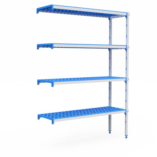 Rayonnage d'angle 3715x1370x500 4 niv - A512 - CODIGEL