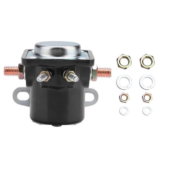 Relais Démarreur 6 Volt Solénoïde 3 Bornes - Compatible Allis Chalmers, Case, Hyster Et Plus