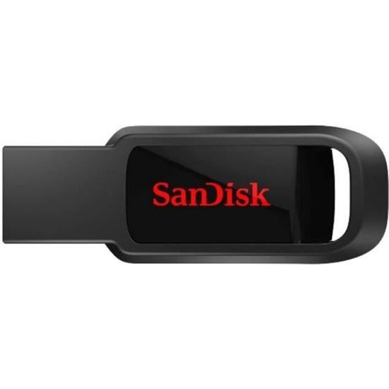 Clé USB SANDISK Cruzer Spark 32 Go - Connecteur USB Type-A - Noir/Rouge
