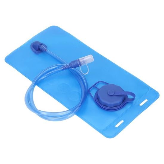 Vessie D'hydratation 2L Sans BPA - Sac à Dos Randonnée - Tuyau Avec Embout Silicone - Pochette Isotherme Incluse