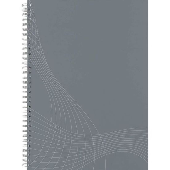 Classeur 50 Pochettes Transparentes A4 - Couverture Rigide Noire, Spirale PVC, Fermeture élastique, Polypropylène - 4