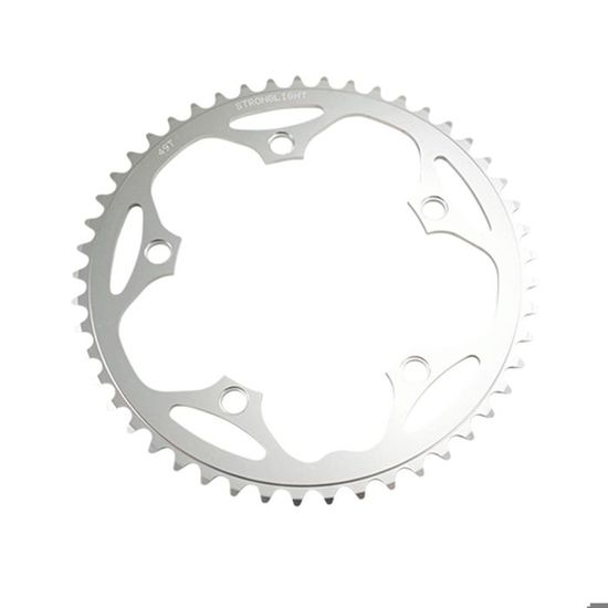 Plateau Sugino Vintage – 52 Dents, 130 BCD, Argent, Acier, Course Années 90