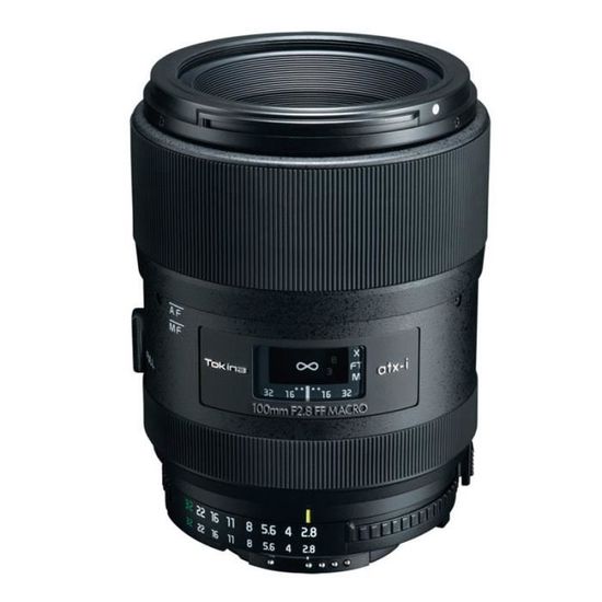 TOKINA Objectif ATX-I 100/2.8 Macro compatible avec Nikon