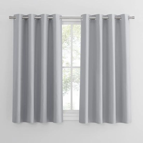 Odot Rideau Cuisine Anti-Poussière, Rideaux Courts Sans Perçage Rideau Fenetre Petit Occultant, Voilages Intérieurs Lavable Pour Armoire De Cuisine, Sous L'Évier (Violet1,120x100cm