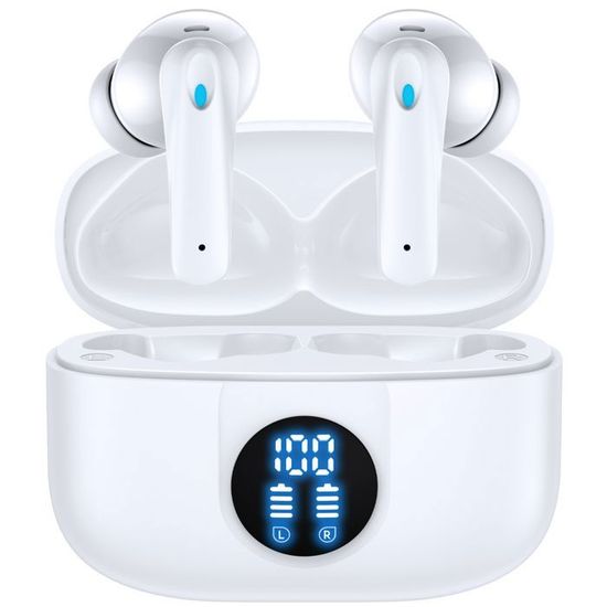 Casque Bluetooth sans Fil,Ecouteur Bluetooth Sport Étanche Casque Audio  Stéréo Hi-Fi Microphone Intégré Réduction de Bruit,Pliable e - Cdiscount  Téléphonie
