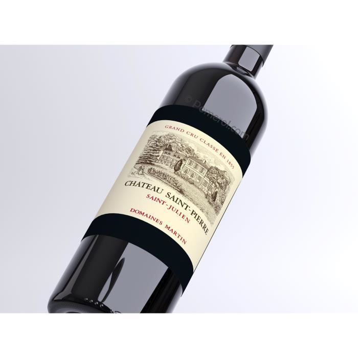 X12 Château Saint-Pierre 2017 - AOC Saint-Julien - 4ème Cru Classé - vin rouge - Bouteille (0,75cl)