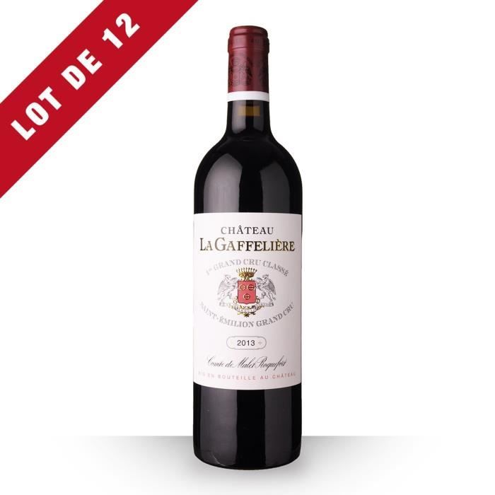 12X Château la Gaffelière 2013 Rouge 75cl AOC Saint-Emilion Grand Cru - Vin Rouge