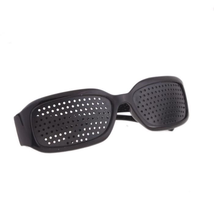 Lunettes à Trous Améliorer Vue Sténopé Grille Vision Exercices Yeux Protecteur