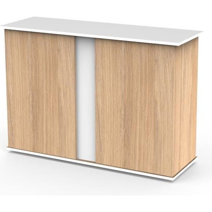 Meuble Aquarium Emotions Nature Pro 120cm Chene Blanc - Ciano