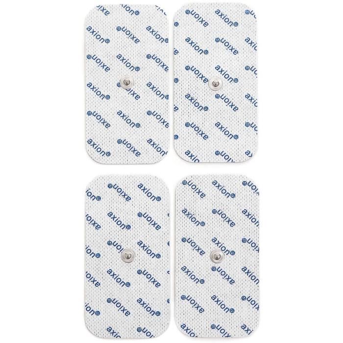 4 électrodes 10x5 cm électrostimulation TENS EMS - compatibles avec électrostimulateurs SANITAS BEURER