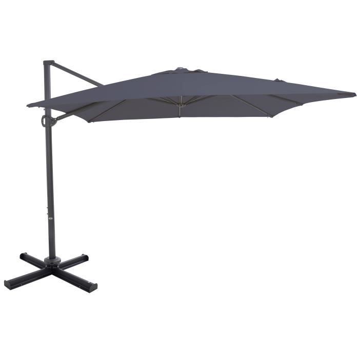 SORARA ROMA Parasol deporte pour ombrage - Carré - Gris
