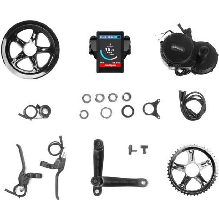Bafang BB01B Moteur 36V 500W pour 68-73MM vélo de route VTT Kit de Conversion en Vélo Électrique avec écran 850C