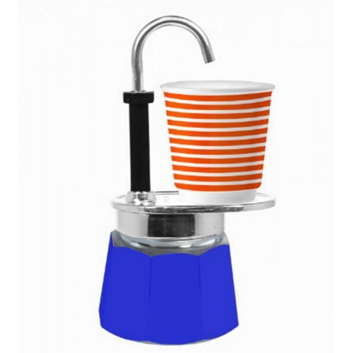 0005740 - cafetière italienne + 1 tasse bicchierini orange - BIALETTI