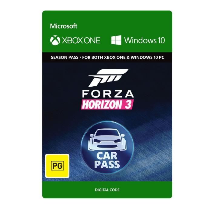 Season Pass Forza Horizon 3: Car Pass pour Xbox One et Windows 10