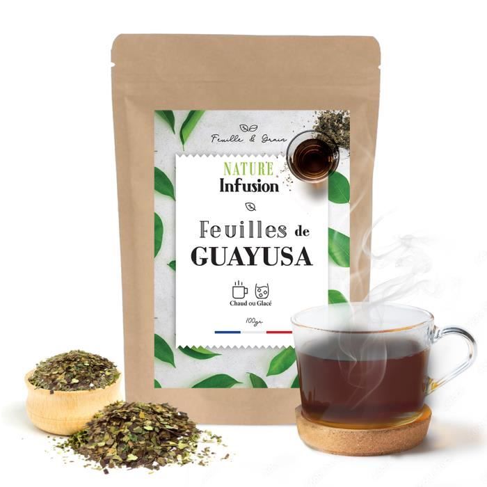 Guayusa En Feuille pour infusion - Boisson énergisante comme le yerba maté - idéal pour detox antioxydants Minceur - 100 g