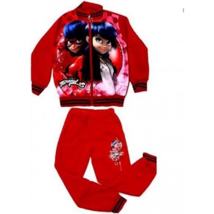 rouge Jogging enfant ladybug Mirac