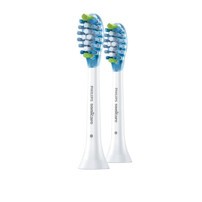 Philips Sonicare AdaptiveClean Têtes de brosse à dents standard HX9042-07, Bleu, Vert, Blanc